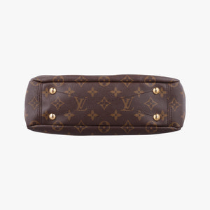 Vintage Louis Vuitton PALLAS brown×CERISE Monogram Canvas×calf leather M41175 shoulderbag | stylenewstar
