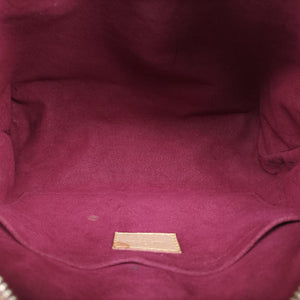 Vintage Louis Vuitton PALLAS brown×CERISE Monogram Canvas×calf leather M41175 shoulderbag | stylenewstar