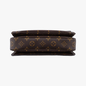 Pre-owned Louis Vuitton Pochette Metis MM Brown Monogram Canvas M44875 shoulderbag | stylenewstar