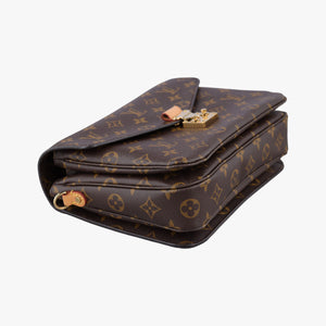 Pre-owned Louis Vuitton Pochette Metis MM Brown Monogram Canvas M44875 shoulderbag | stylenewstar