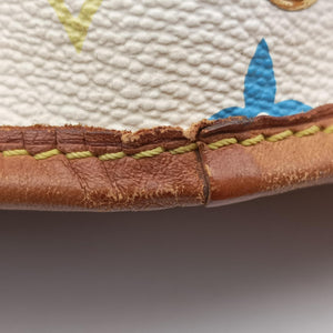 Secondhand Louis Vuitton Petit NOe white Monogram Multicolor M42229 shoulderbag | stylenewstar