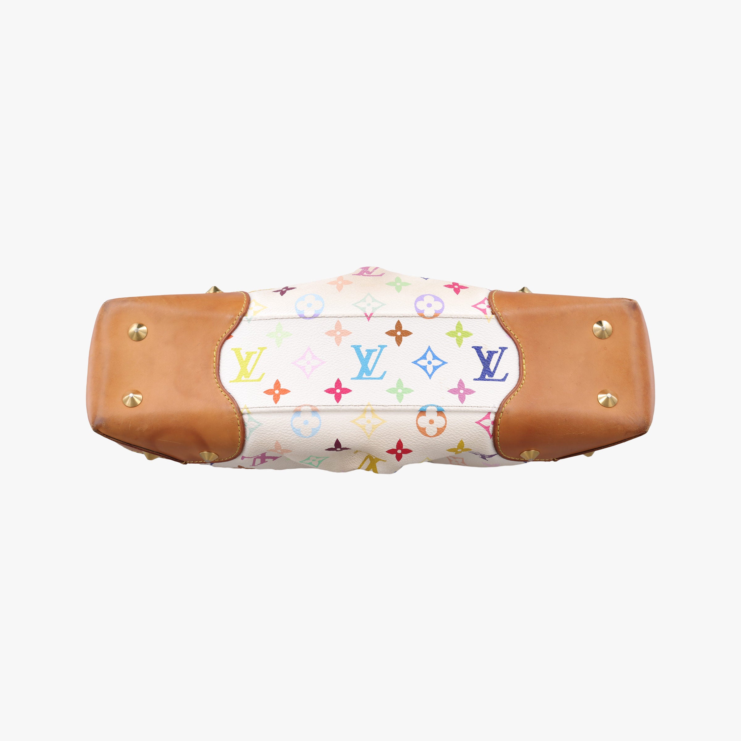 Pre-owned Louis Vuitton JUDY MM white Monogram Multicolor M40255 shoulderbag | stylenewstar