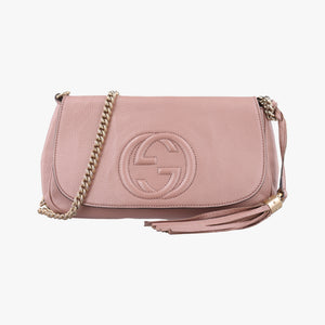 Pre-owned Gucci SOHO Pink Leather 336752 shoulderbag | stylenewstar