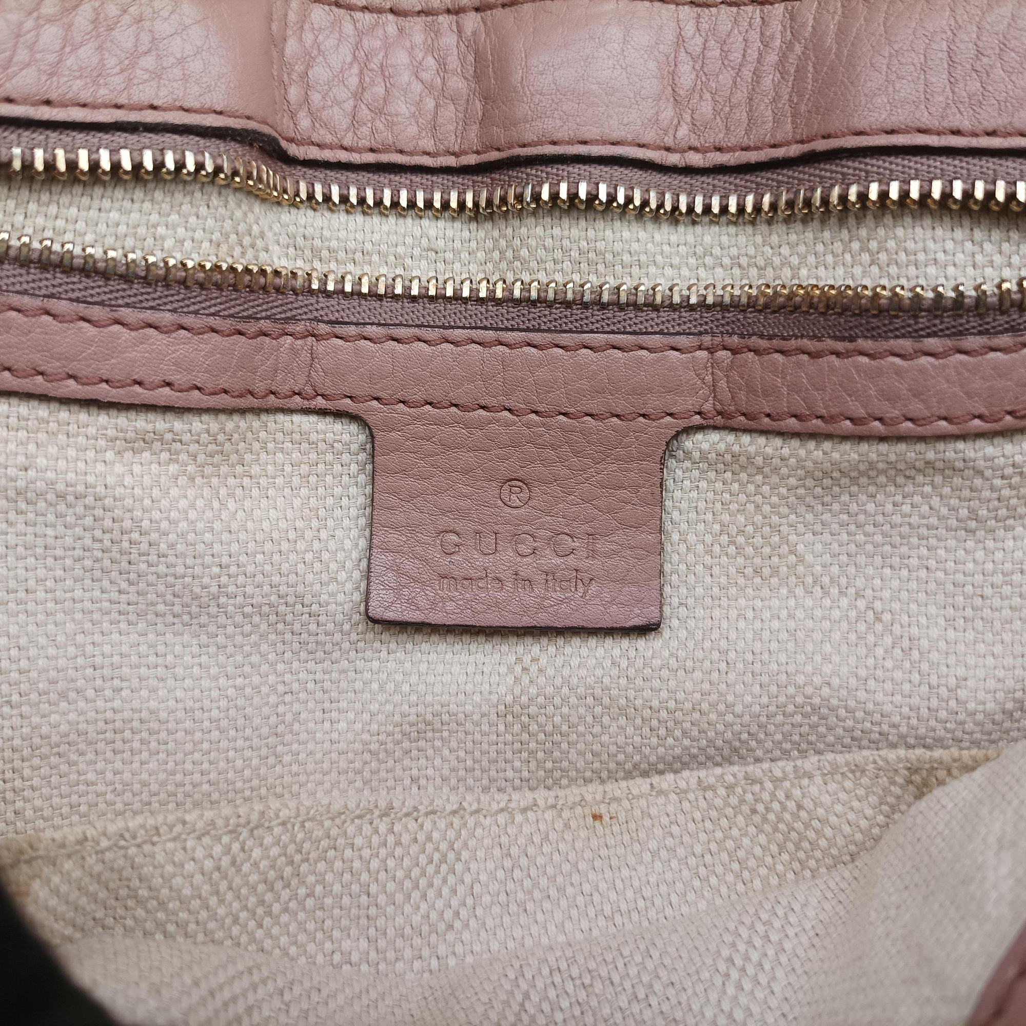 Pre-owned Gucci SOHO Pink Leather 336752 shoulderbag | stylenewstar