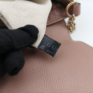 Pre-owned Gucci SOHO Pink Leather 336752 shoulderbag | stylenewstar