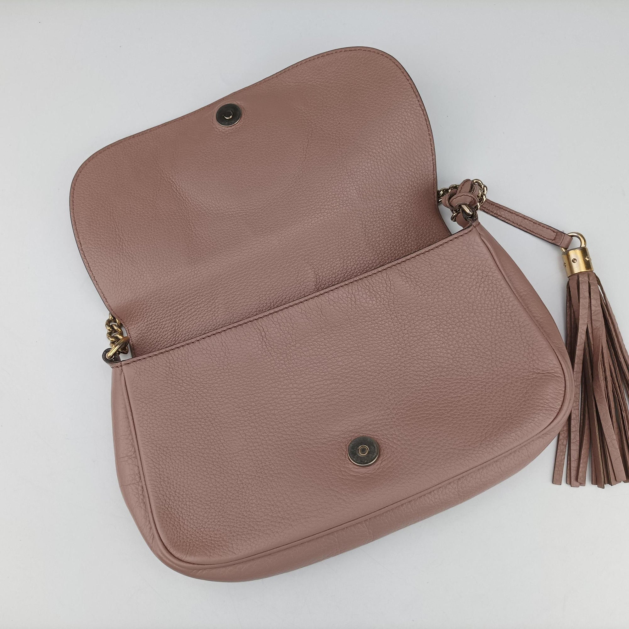 Pre-owned Gucci SOHO Pink Leather 336752 shoulderbag | stylenewstar