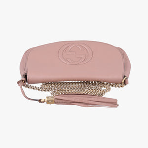 Pre-owned Gucci SOHO Pink Leather 336752 shoulderbag | stylenewstar