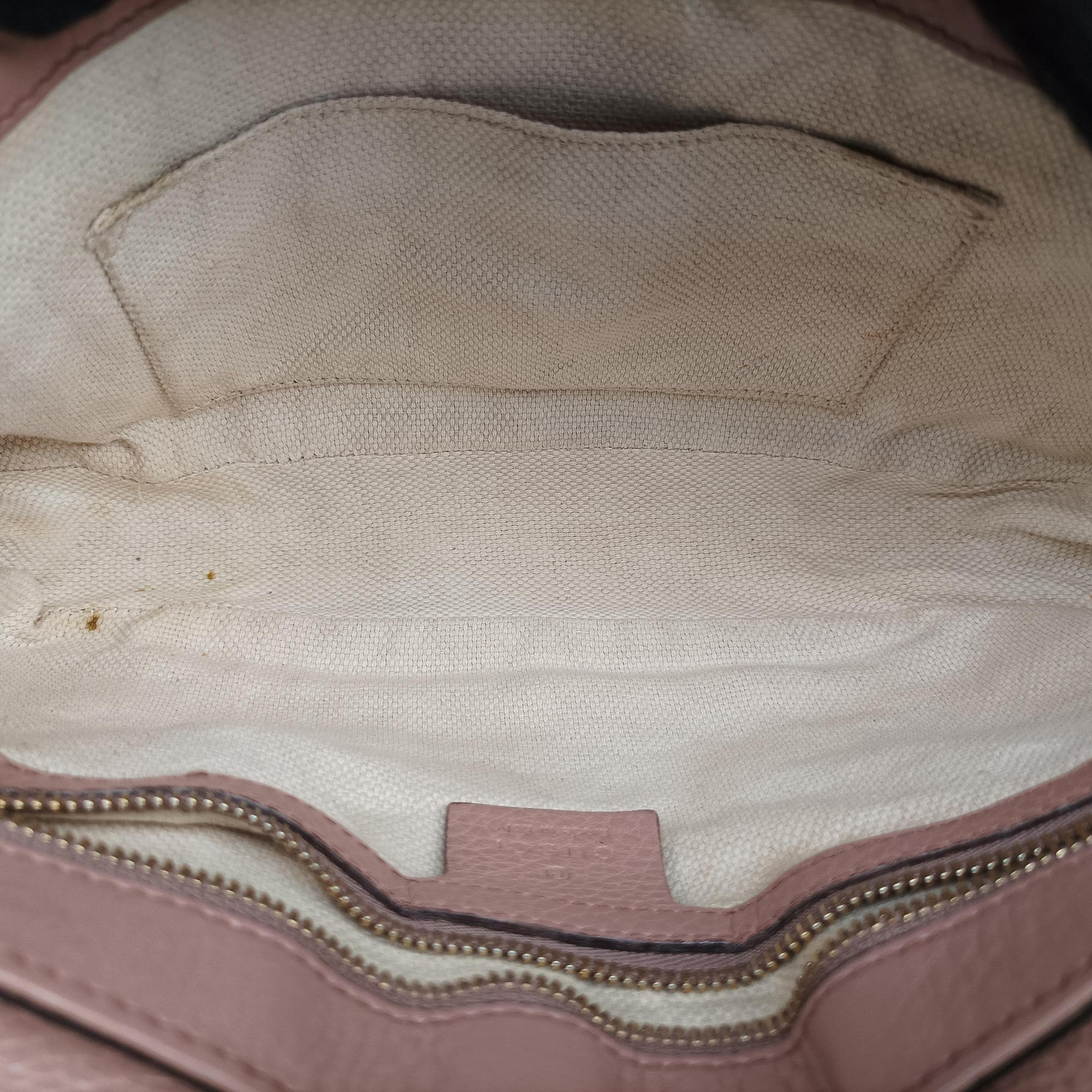 Pre-owned Gucci SOHO Pink Leather 336752 shoulderbag | stylenewstar