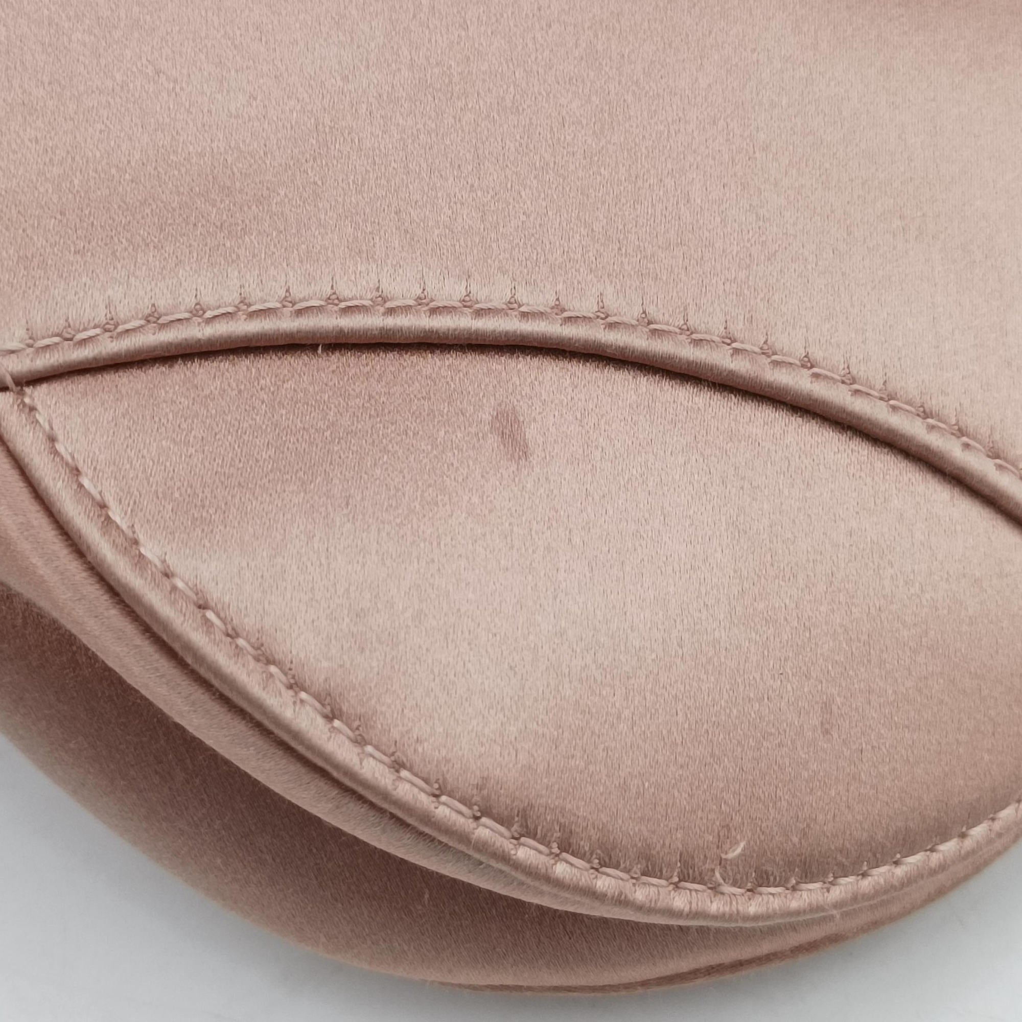 Pre-owned Christian Dior Saddle Pink silk  handbag | stylenewstar