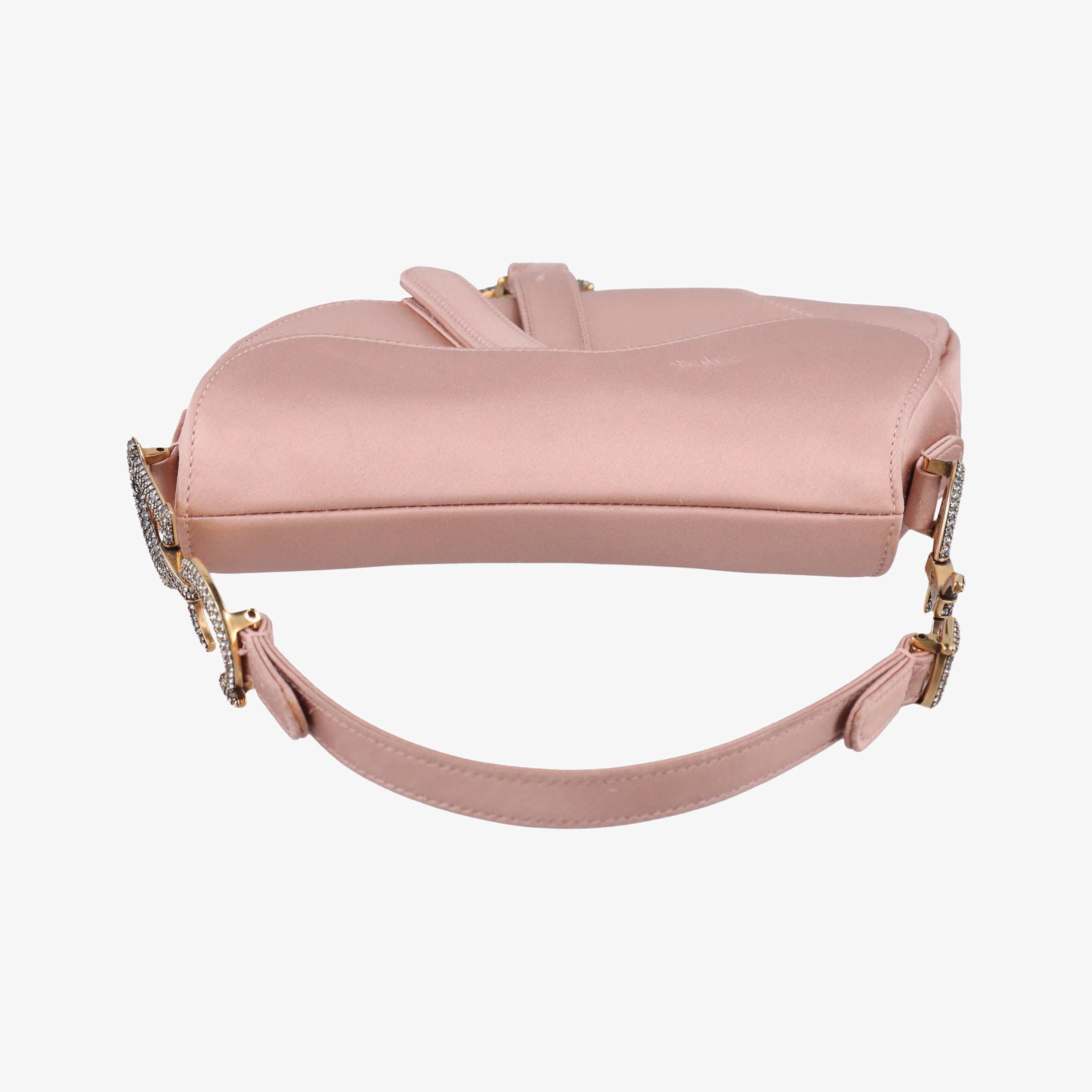 Pre-owned Christian Dior Saddle Pink silk  handbag | stylenewstar