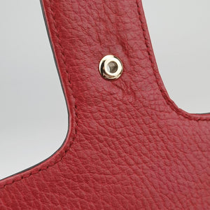 Pre-owned Gucci Interlocking G Red Leather 510304 shoulderbag | stylenewstar