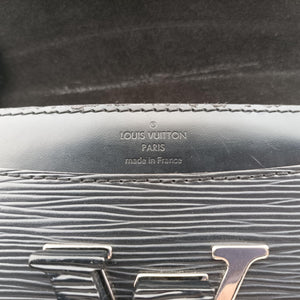 Pre-owned Louis Vuitton Pochette Louise PM Noir Epi M41275 clutchbag | stylenewstar
