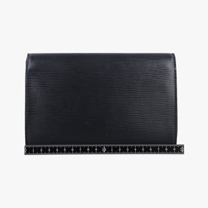 Pre-owned Louis Vuitton Pochette Louise PM Noir Epi M41275 clutchbag | stylenewstar