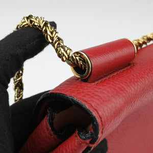 Pre-owned Chloe Elsie Red Leather  shoulderbag | stylenewstar