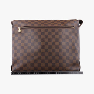 Pre-owned Louis Vuitton BROOKLYN MM EBENE Damier Canvas N51211 shoulderbag | stylenewstar