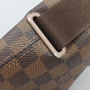 Pre-owned Louis Vuitton BROOKLYN MM EBENE Damier Canvas N51211 shoulderbag | stylenewstar