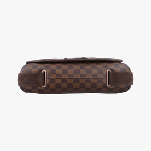 Pre-owned Louis Vuitton BROOKLYN MM EBENE Damier Canvas N51211 shoulderbag | stylenewstar