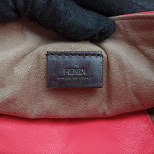 Pre-owned Fendi Mini Be Baguette Orange Leather 8M0315 shoulderbag | stylenewstar