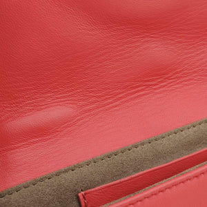Pre-owned Fendi Mini Be Baguette Orange Leather 8M0315 shoulderbag | stylenewstar