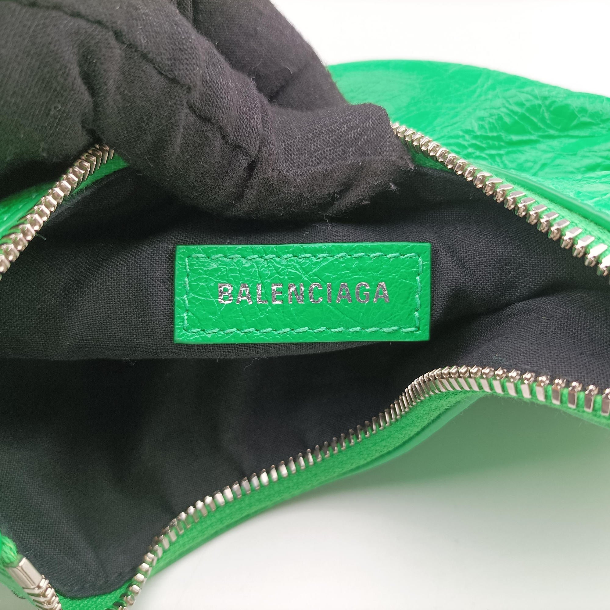 Vintage Balenciaga Le Cagole Green lambskin  shoulderbag | stylenewstar