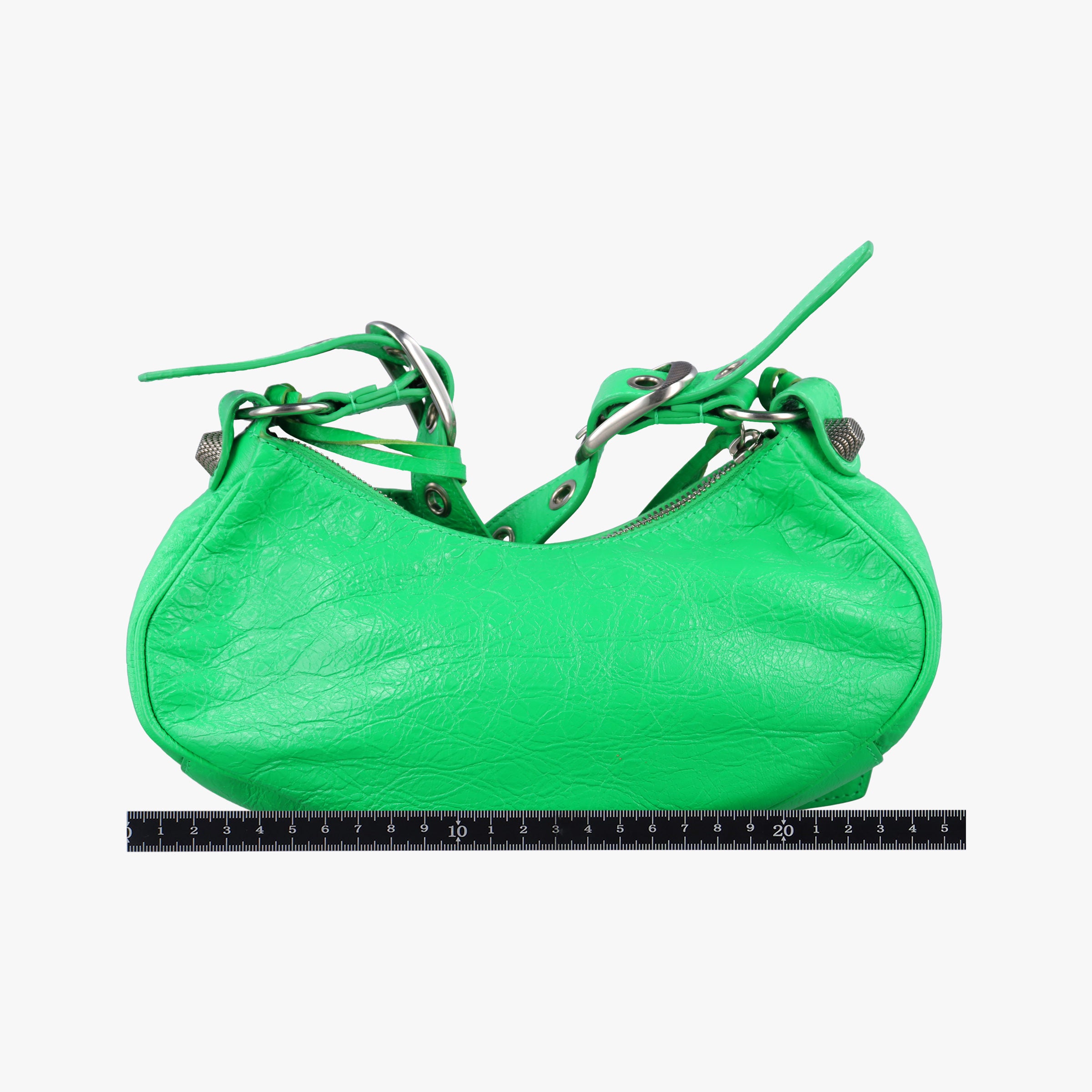 Vintage Balenciaga Le Cagole Green lambskin  shoulderbag | stylenewstar