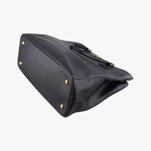 Pre-owned Prada Galleria Black SAFFIANO　Leather BN1802 shoulderbag | stylenewstar
