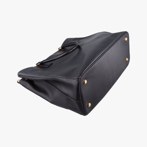 Pre-owned Prada Galleria Black SAFFIANO　Leather BN1802 shoulderbag | stylenewstar