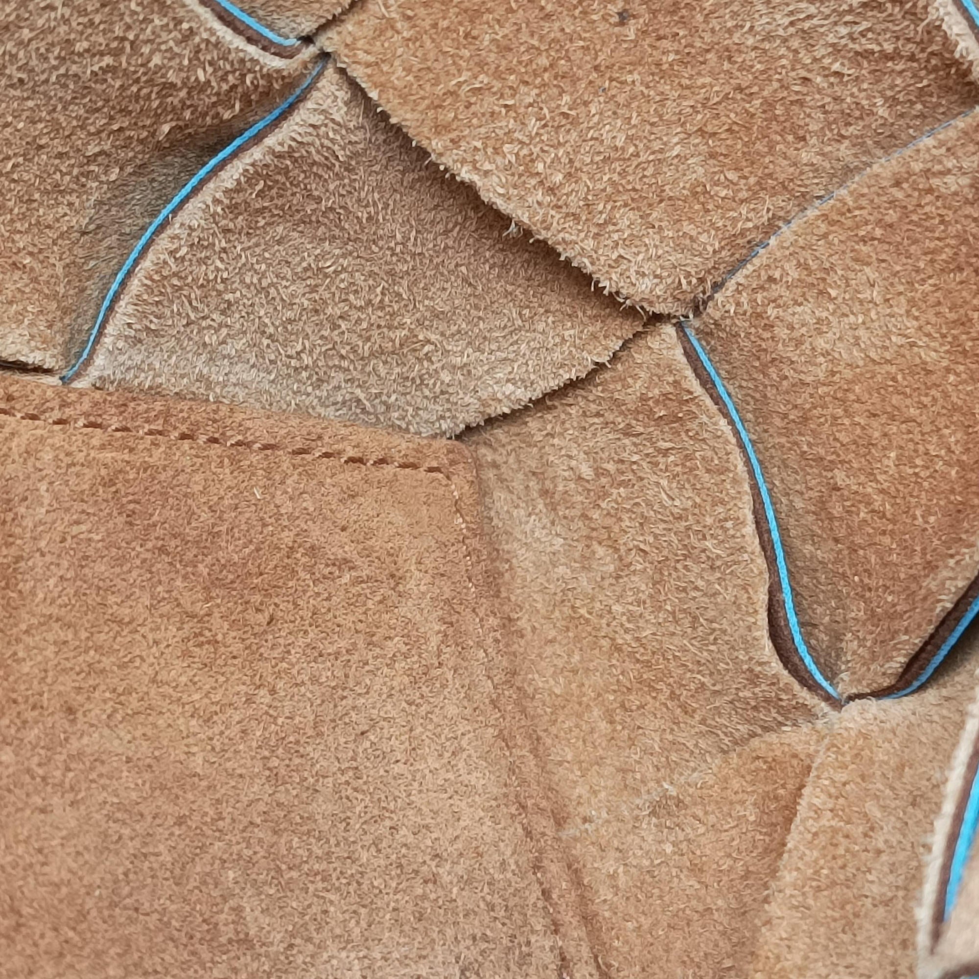 Secondhand Bottega Veneta padded intrecciato Blue lambskin  handbag | stylenewstar
