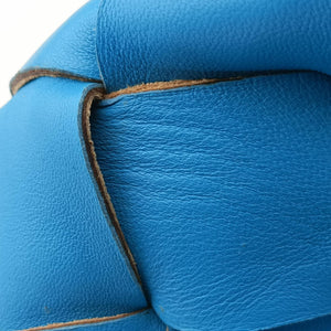 Secondhand Bottega Veneta padded intrecciato Blue lambskin  handbag | stylenewstar
