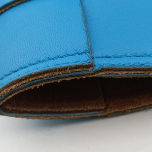 Secondhand Bottega Veneta padded intrecciato Blue lambskin  handbag | stylenewstar