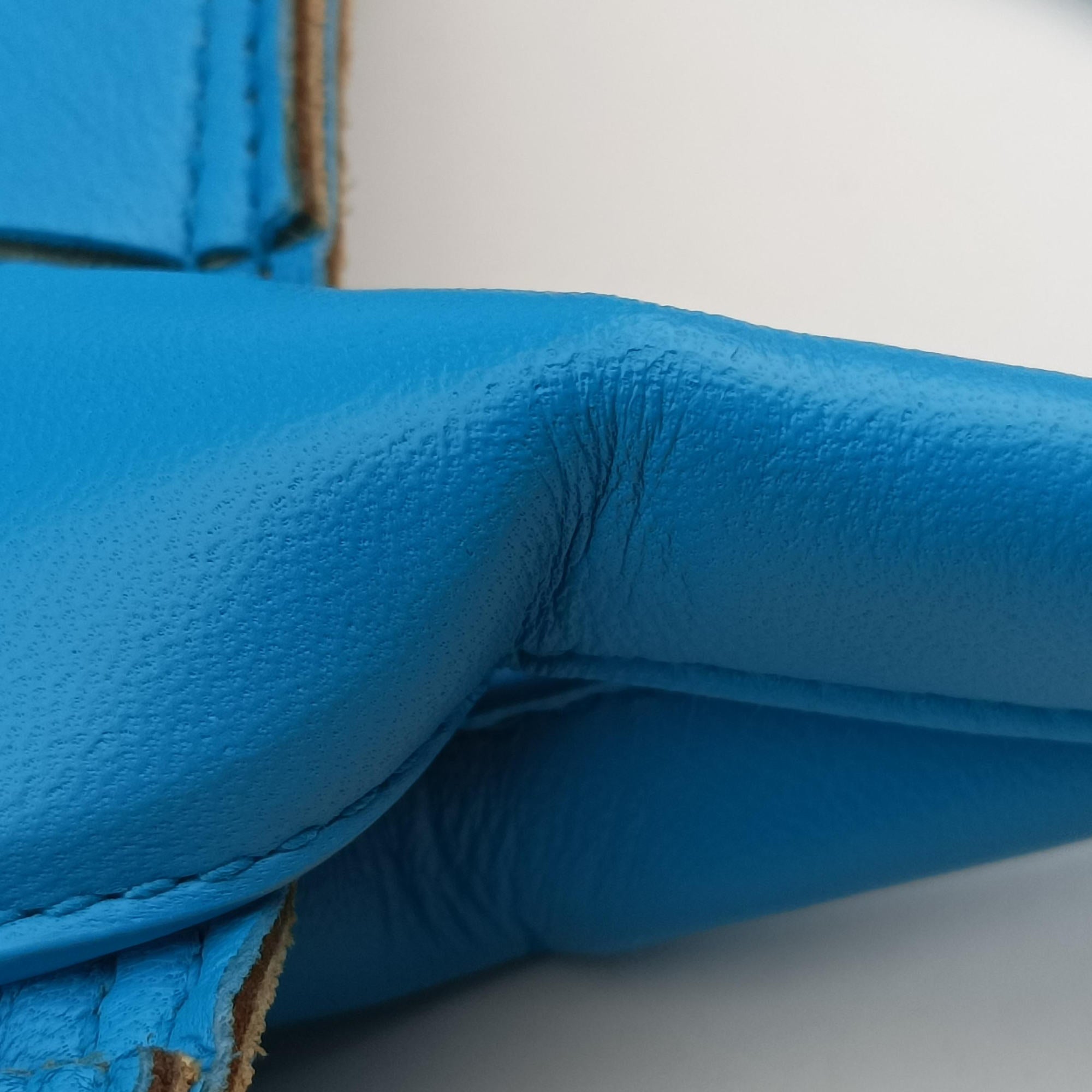 Secondhand Bottega Veneta padded intrecciato Blue lambskin  handbag | stylenewstar