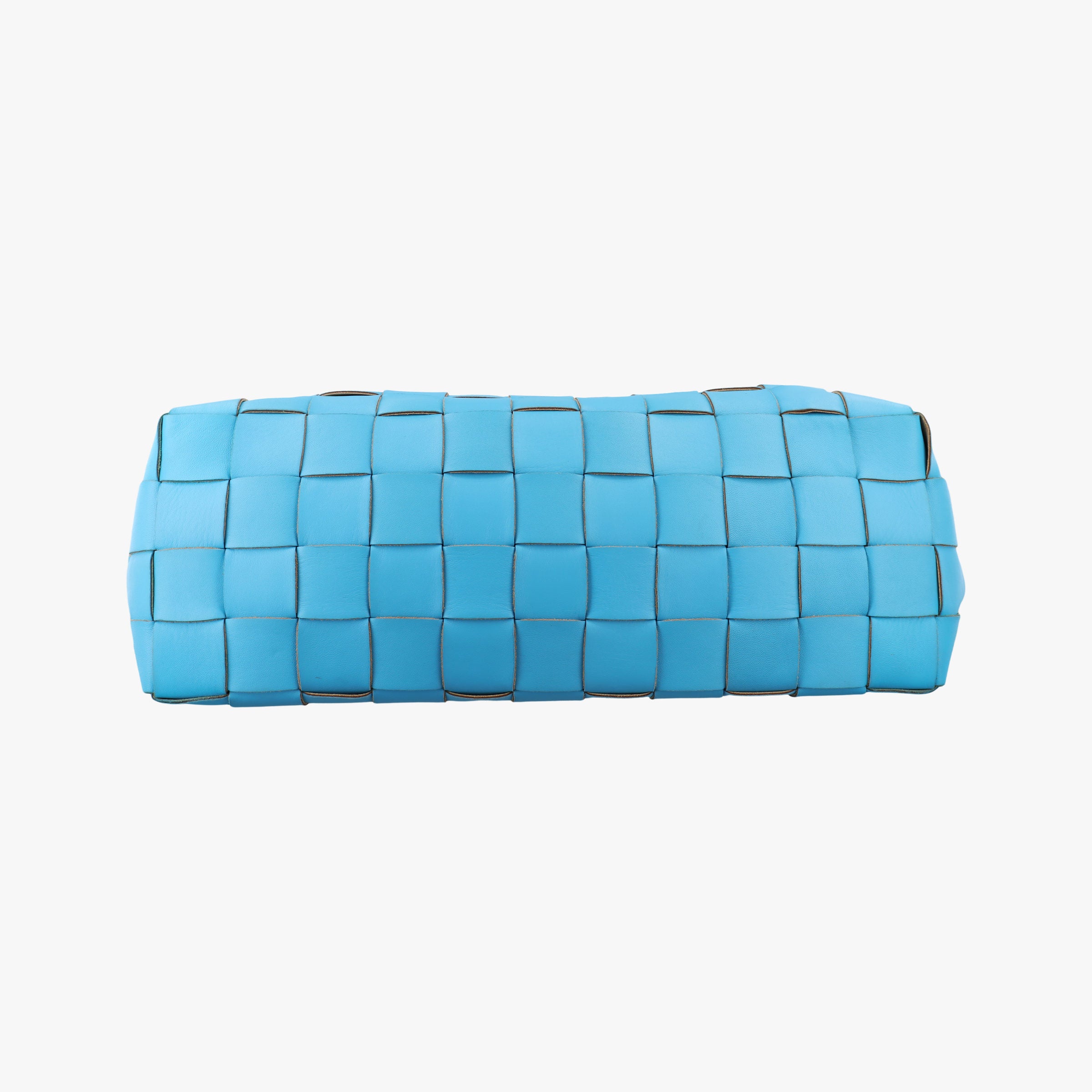 Secondhand Bottega Veneta padded intrecciato Blue lambskin  handbag | stylenewstar