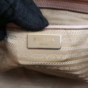 Pre-owned Prada Galleria Pink SAFFIANO Leather BN2274 handbag | stylenewstar