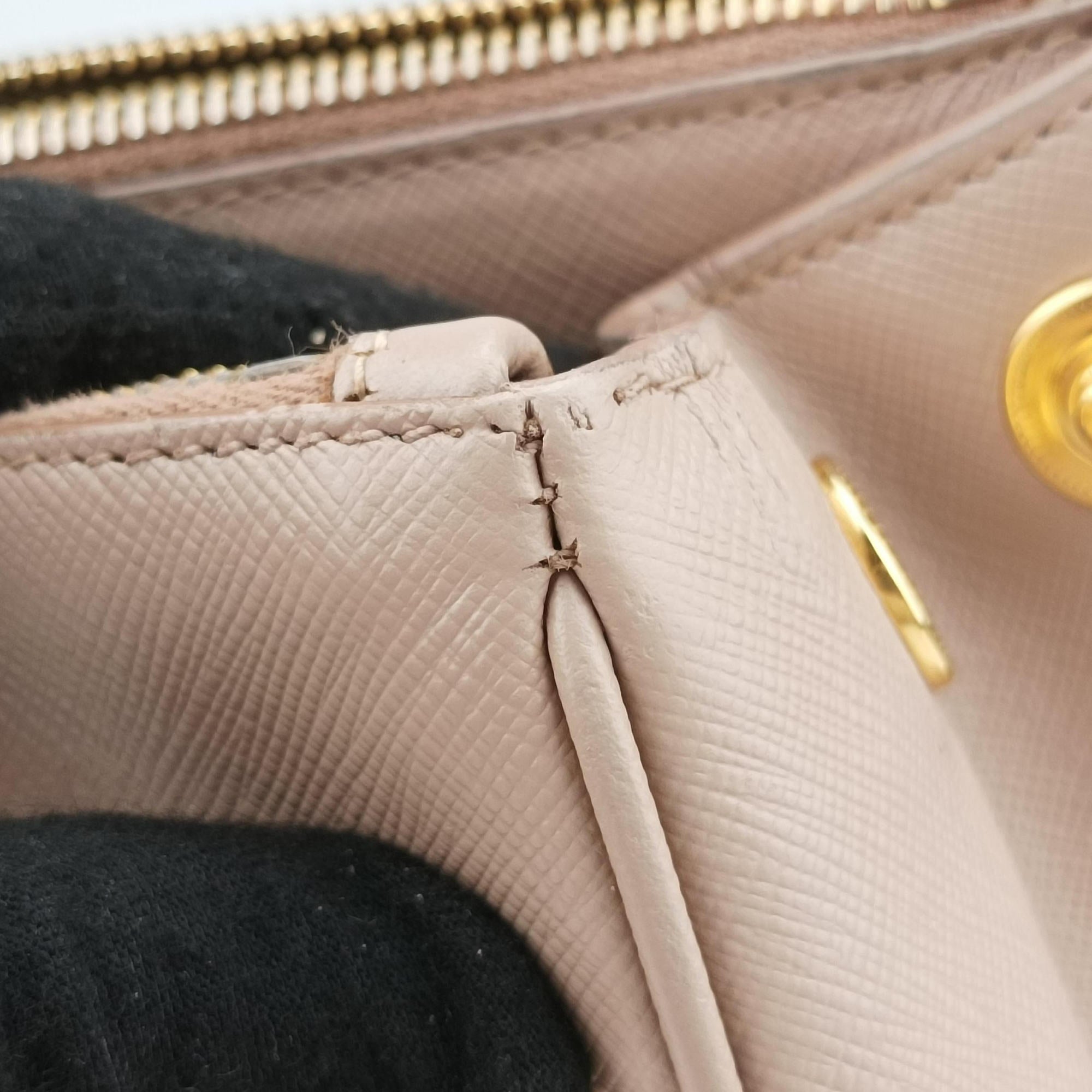 Pre-owned Prada Galleria Pink SAFFIANO Leather BN2274 handbag | stylenewstar