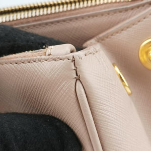 Pre-owned Prada Galleria Pink SAFFIANO Leather BN2274 handbag | stylenewstar