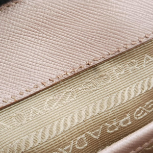 Pre-owned Prada Galleria Pink SAFFIANO Leather BN2274 handbag | stylenewstar