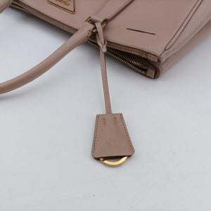 Pre-owned Prada Galleria Pink SAFFIANO Leather BN2274 handbag | stylenewstar