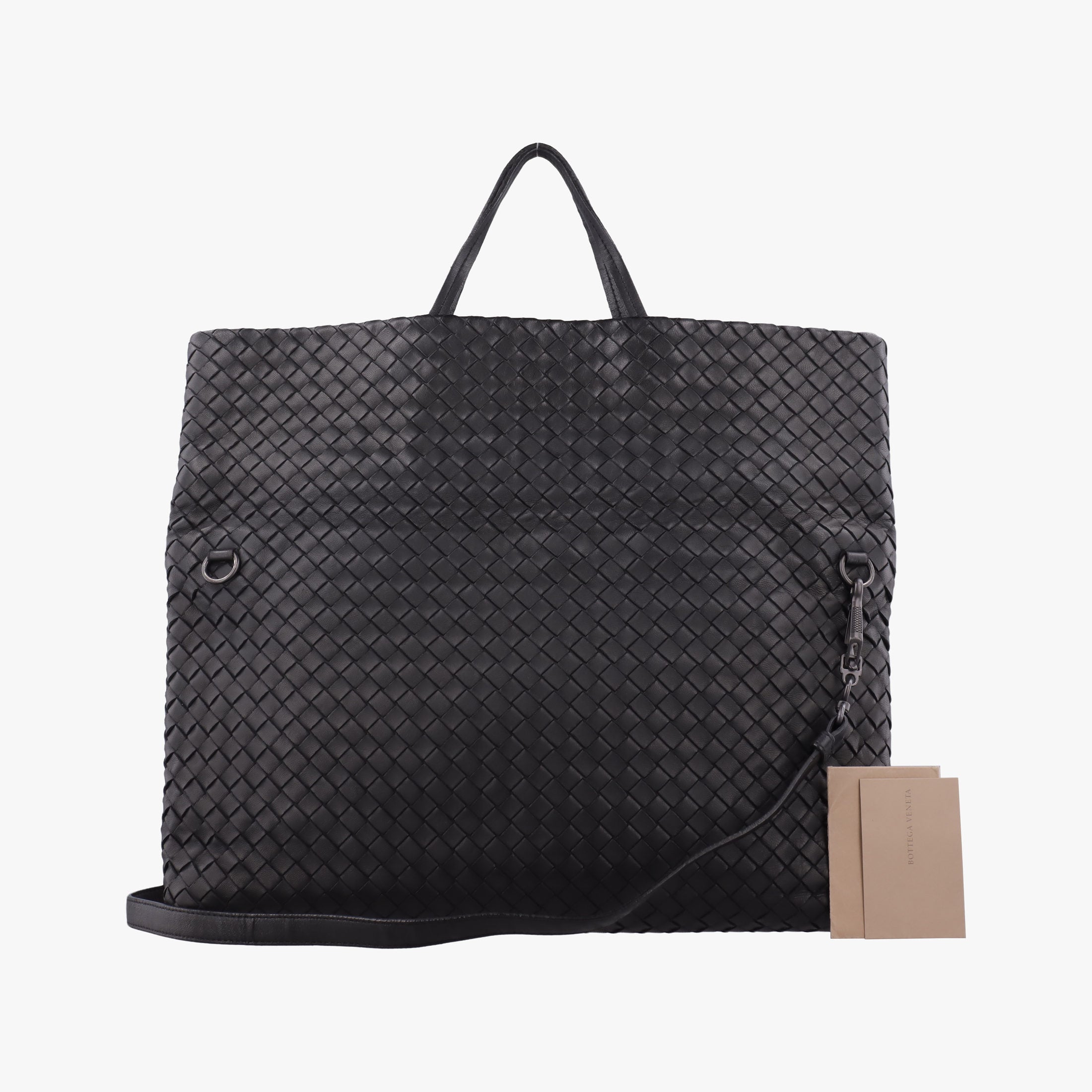 Vintage Bottega Veneta Intrecciato Black lambskin  shoulderbag | stylenewstar