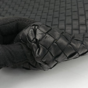 Vintage Bottega Veneta Intrecciato Black lambskin  shoulderbag | stylenewstar