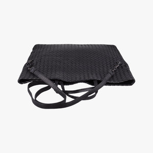 Vintage Bottega Veneta Intrecciato Black lambskin  shoulderbag | stylenewstar