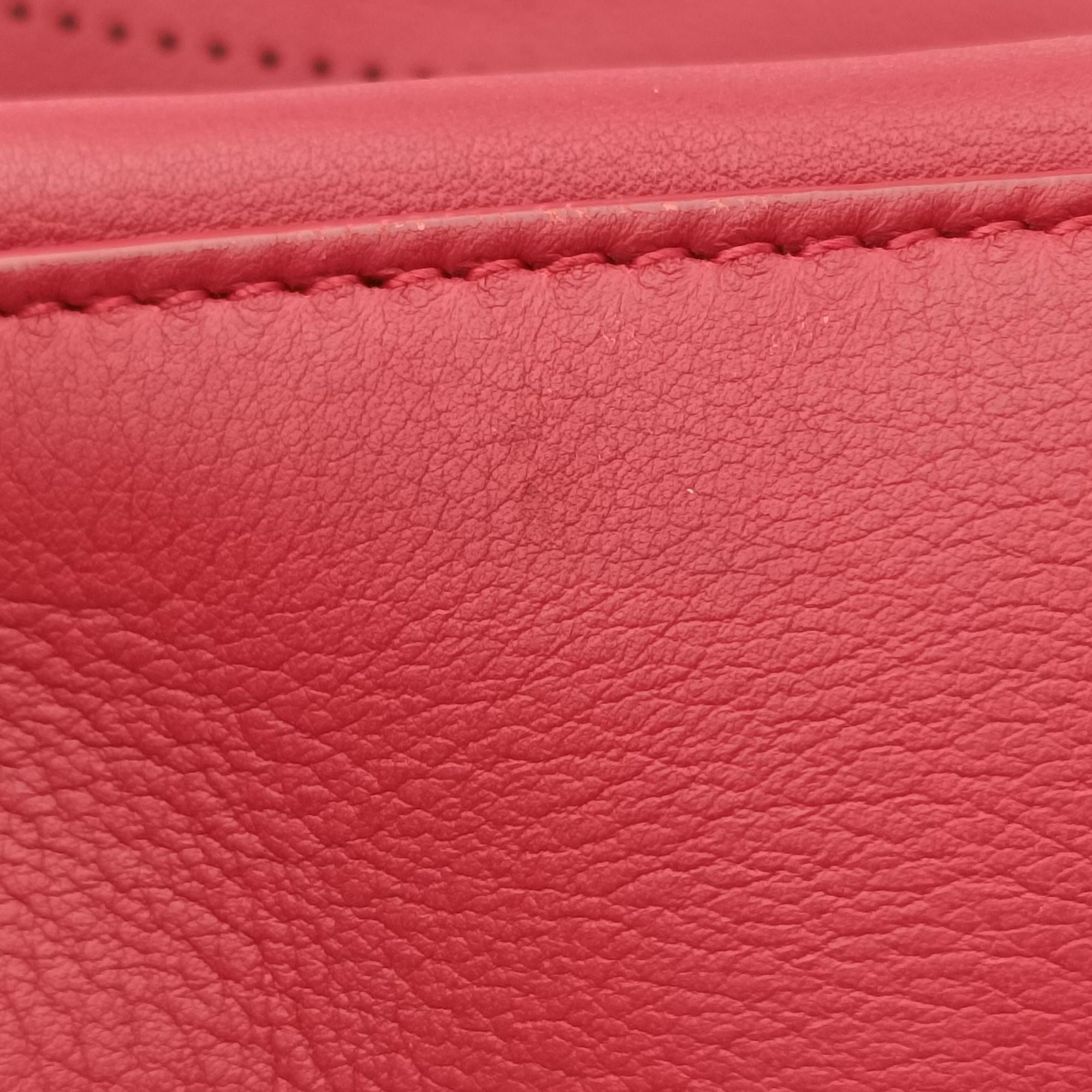 Secondhand Balenciaga Blackout City Red Leather  shoulderbag | stylenewstar