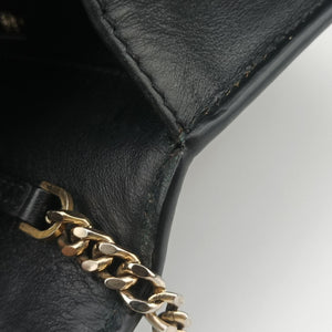 Secondhand VERSACE La Medusa Black Leather  shoulderbag | stylenewstar