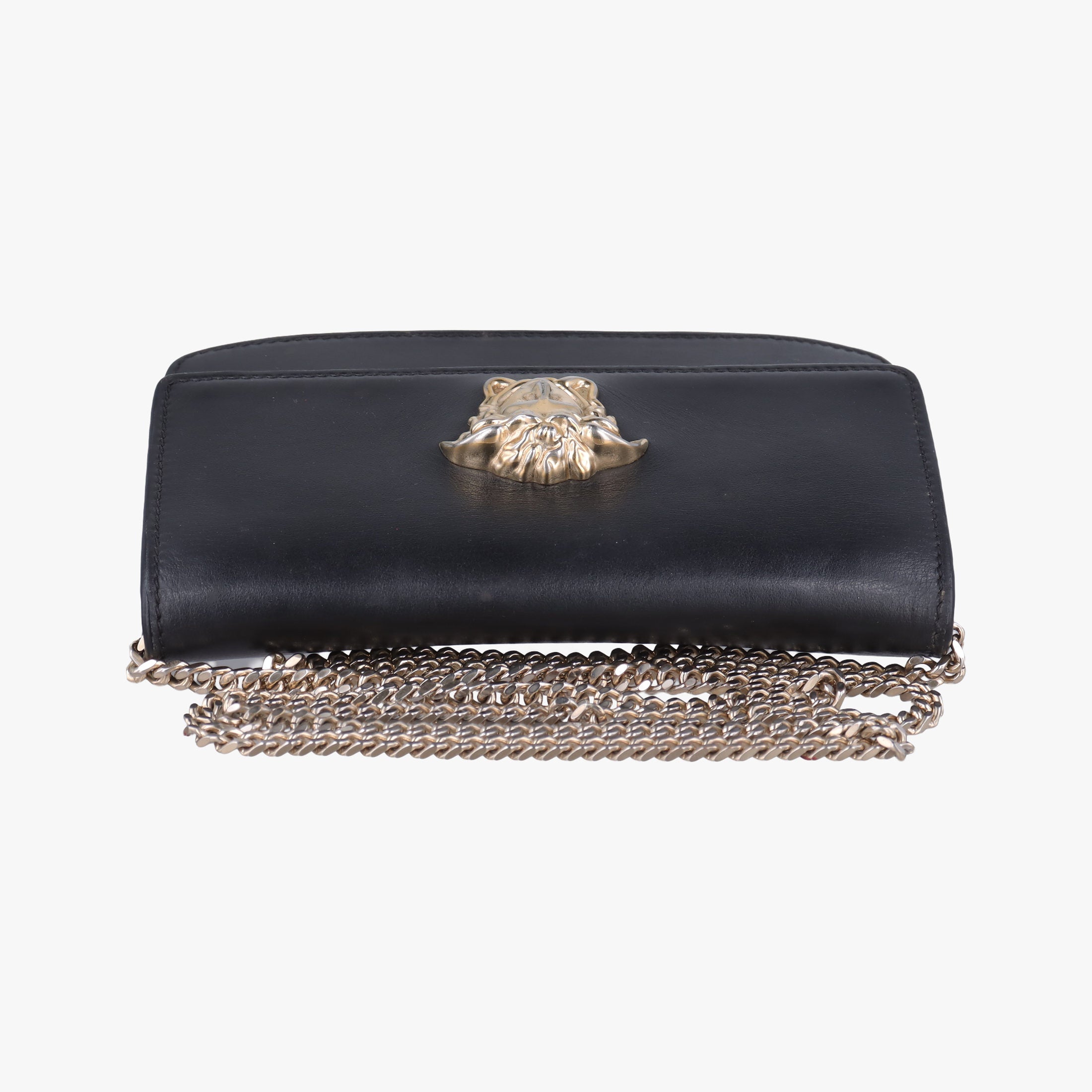 Secondhand VERSACE La Medusa Black Leather  shoulderbag | stylenewstar