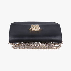 Secondhand VERSACE La Medusa Black Leather  shoulderbag | stylenewstar