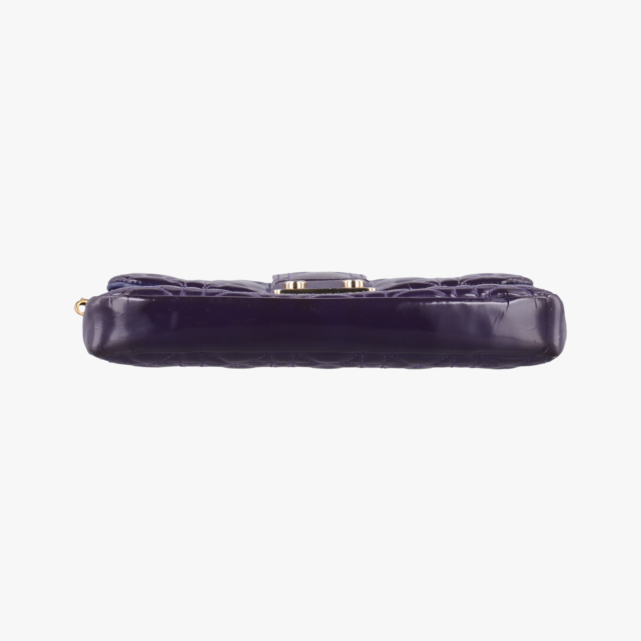 Vintage Christian Dior Miss Dior Cannage New Rock Purple Patent  shoulderbag | stylenewstar
