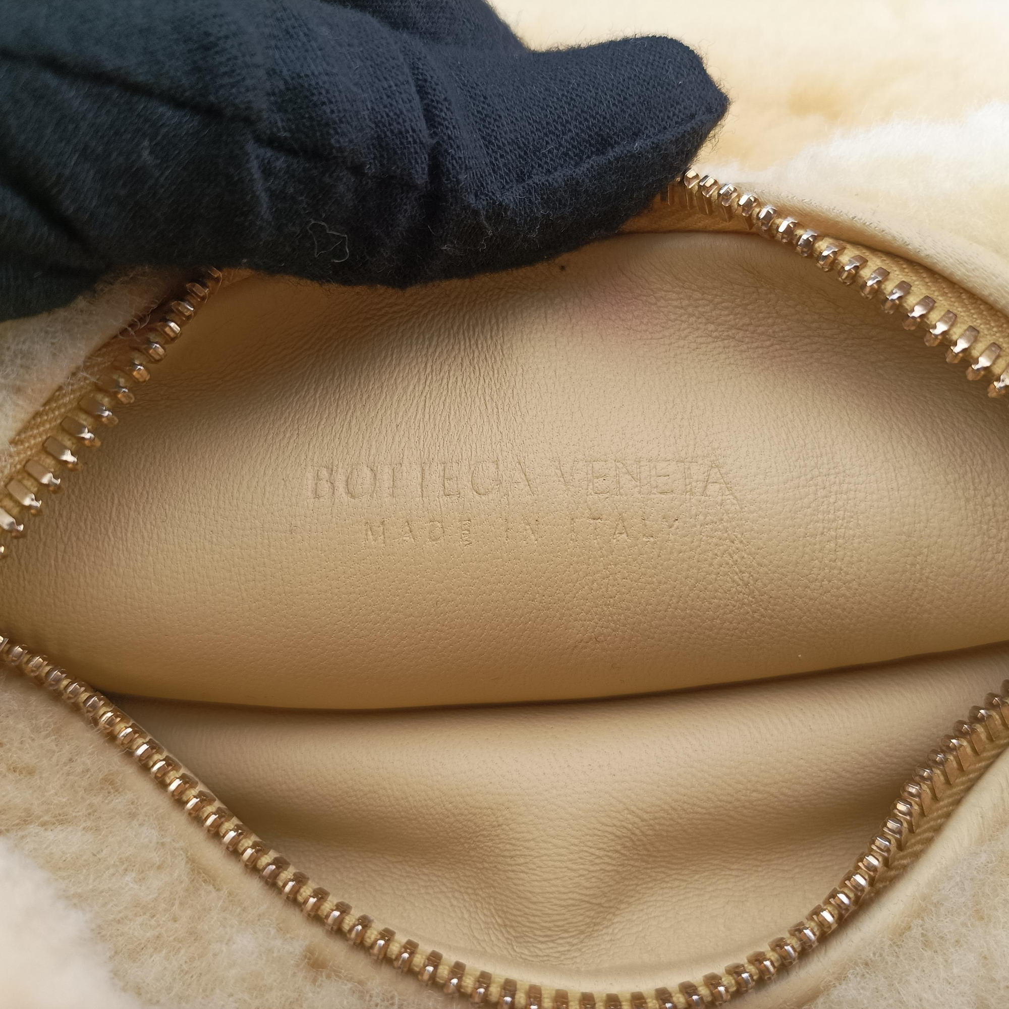 Pre-owned Bottega Veneta The Jodie Yellow Fur  handbag | stylenewstar