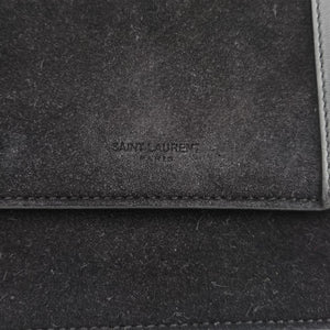 Pre-owned Yves Saint Laurent Small Betty Flap Black Suede × Leather 314516 shoulderbag | stylenewstar