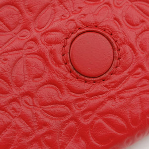 Pre-owned Loewe Avenue Red Leather  shoulderbag | stylenewstar