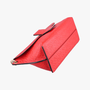 Pre-owned Loewe Avenue Red Leather  shoulderbag | stylenewstar