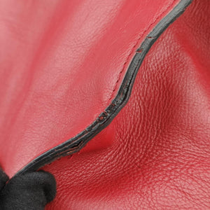 Pre-owned Prada Twin Pocket Winged Tote Red Leather BN2619 shoulderbag | stylenewstar